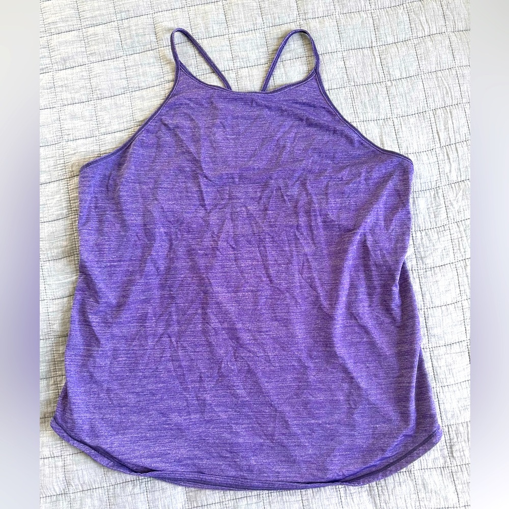 Lululemon purple athletic tank top